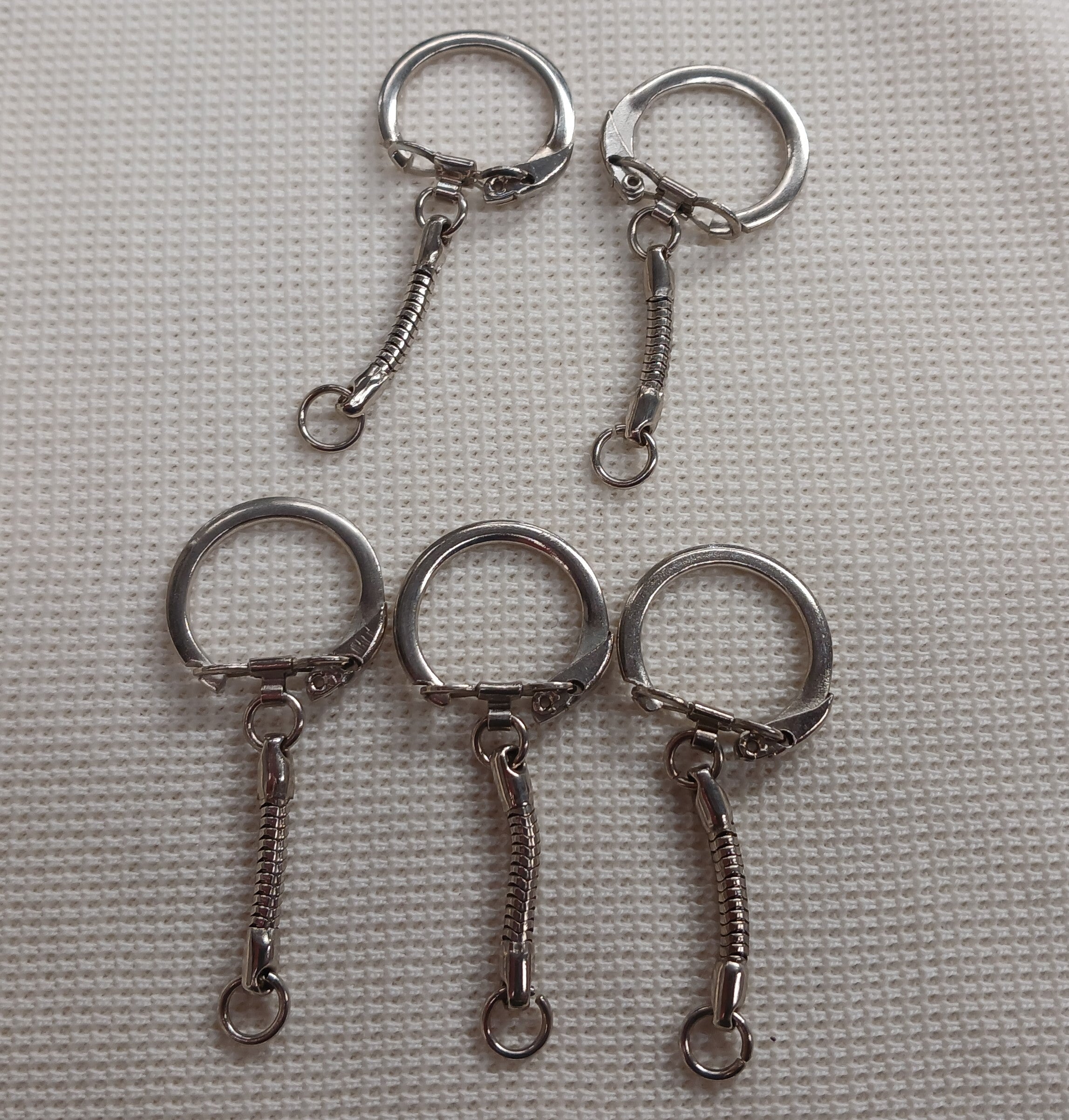 Keychains with Lever Clip (pkt of 5)