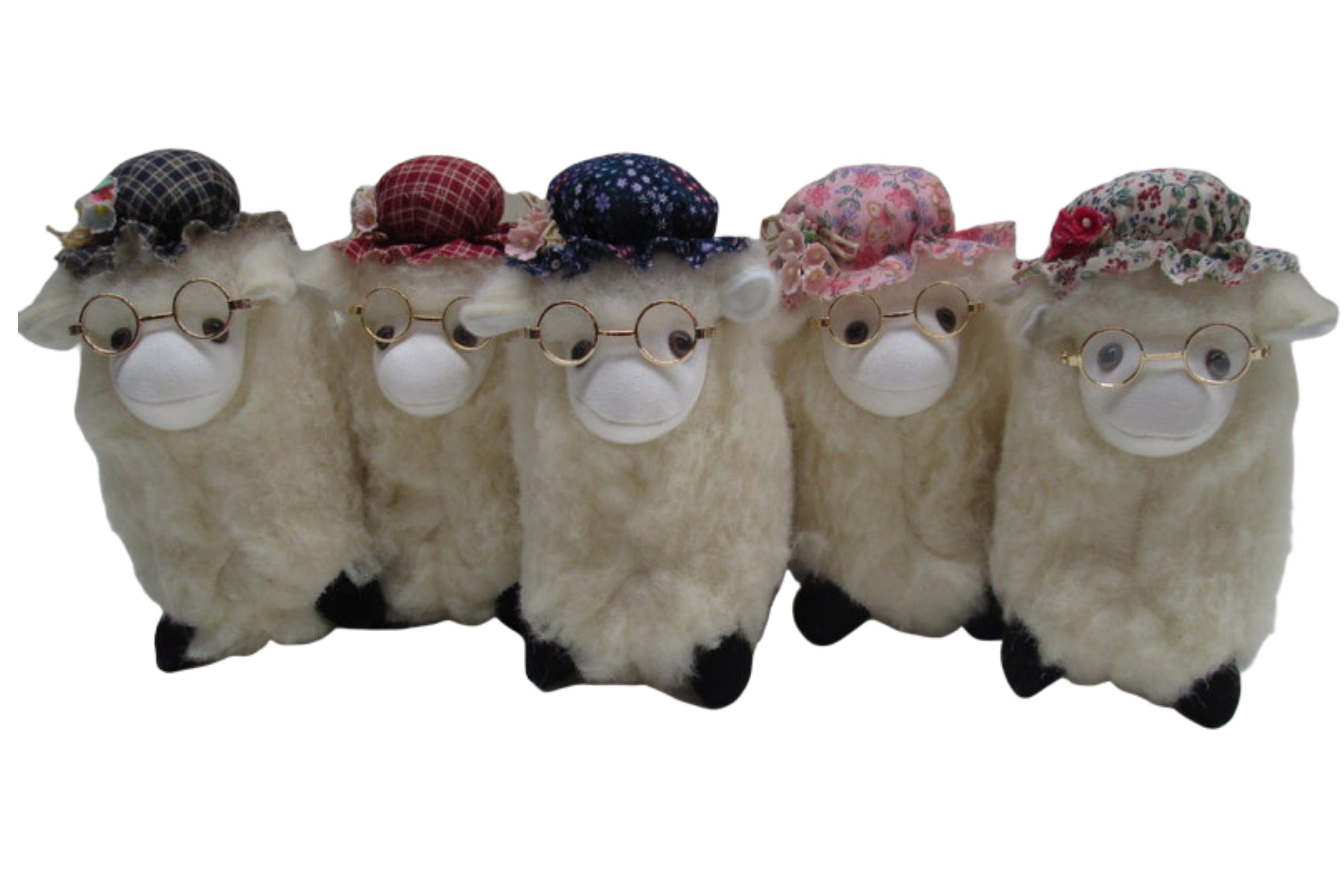 Romney Sheep with Hat & Glasses