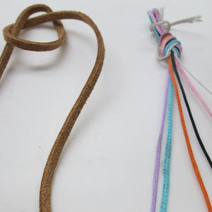 Bead threading materials and necklace making cords