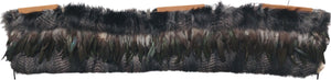 Shoulder Korowai (Quarter Korowai) BLACK RURU