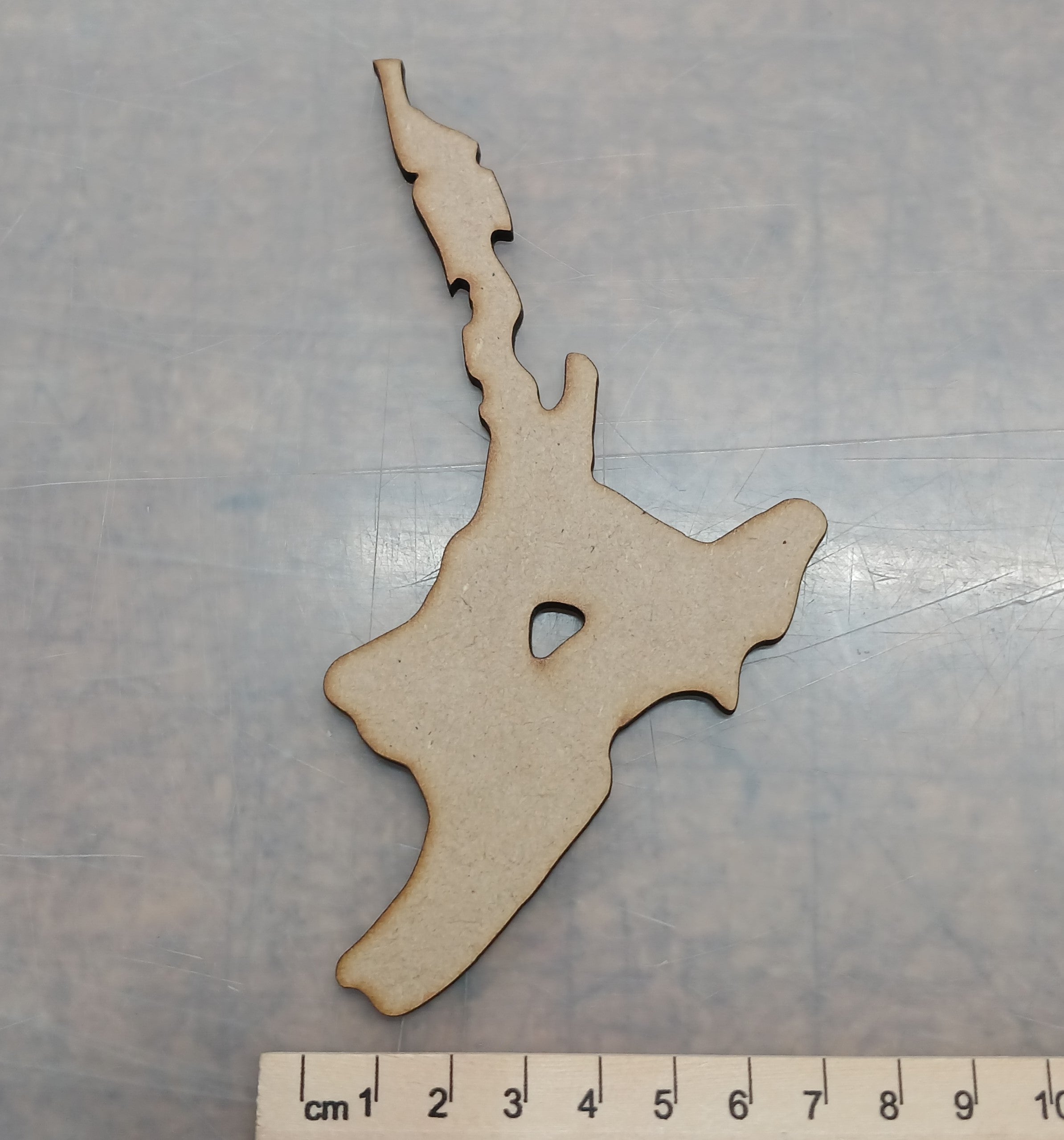 NZ Map Wood Shapes