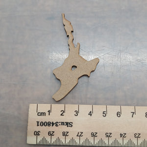NZ Map Wood Shapes