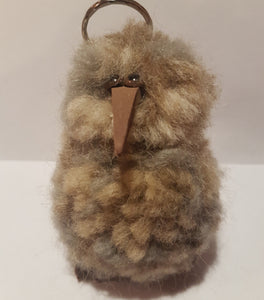 Wool Kiwi Keychain/Bag Clip
