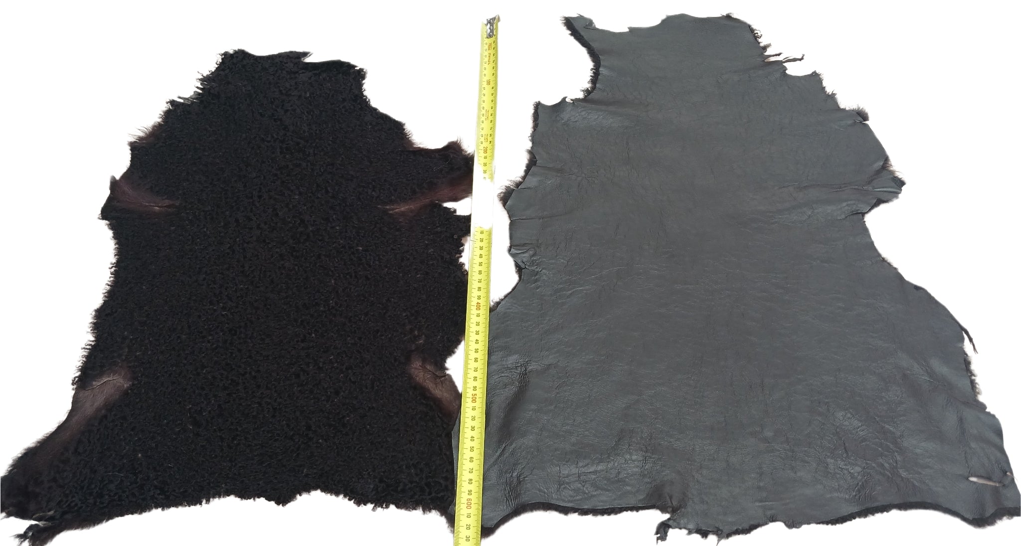 Slink Lamb Skins; Dark Brown