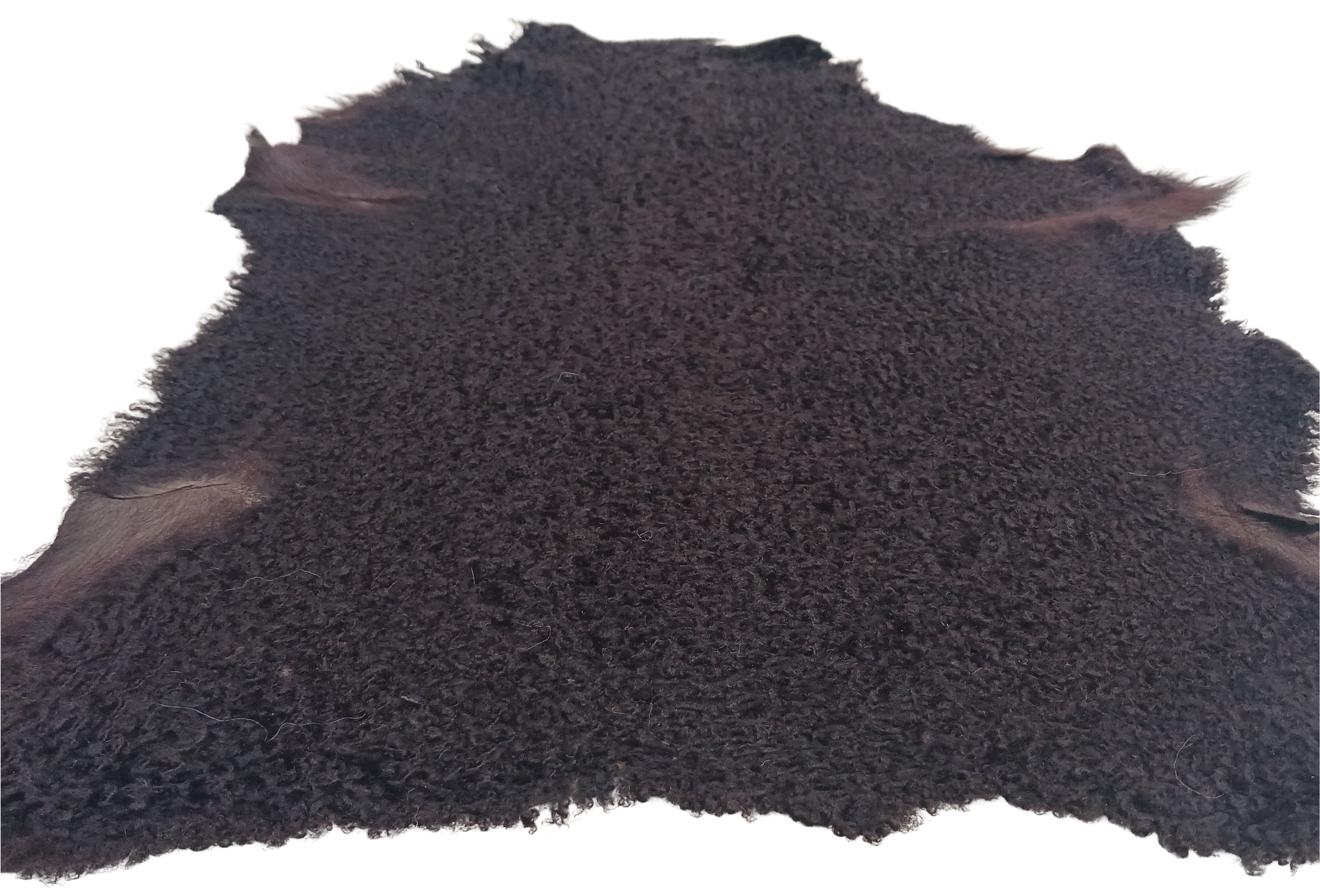Slink Lamb Skins; Dark Brown