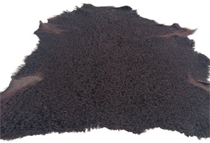 Slink Lamb Skins; Dark Brown