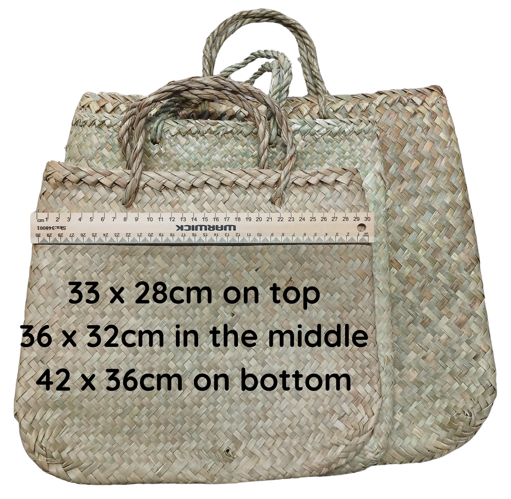 Woven Kete - Large and Medium