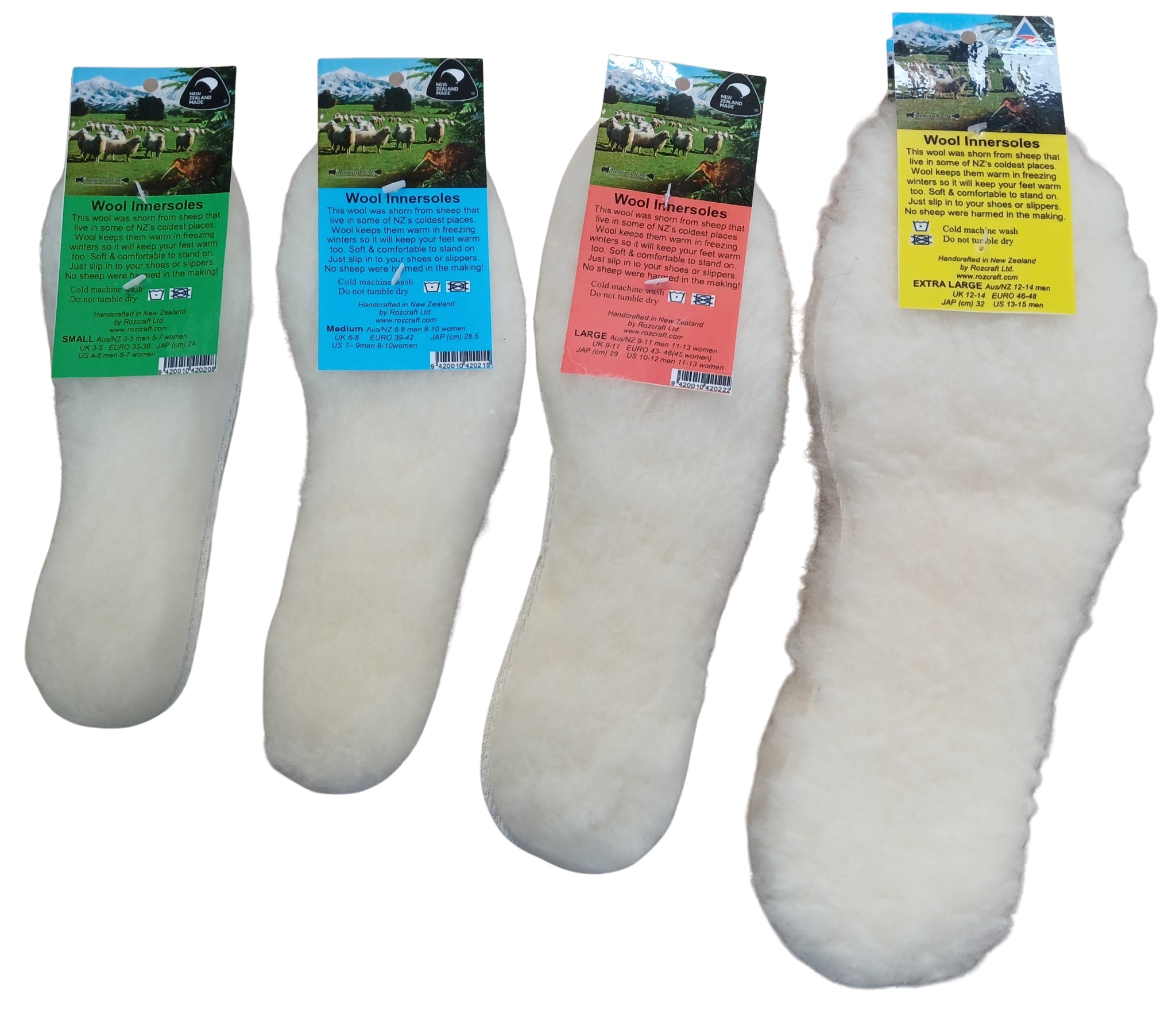 Wool Innersoles – Rozcraft Ltd