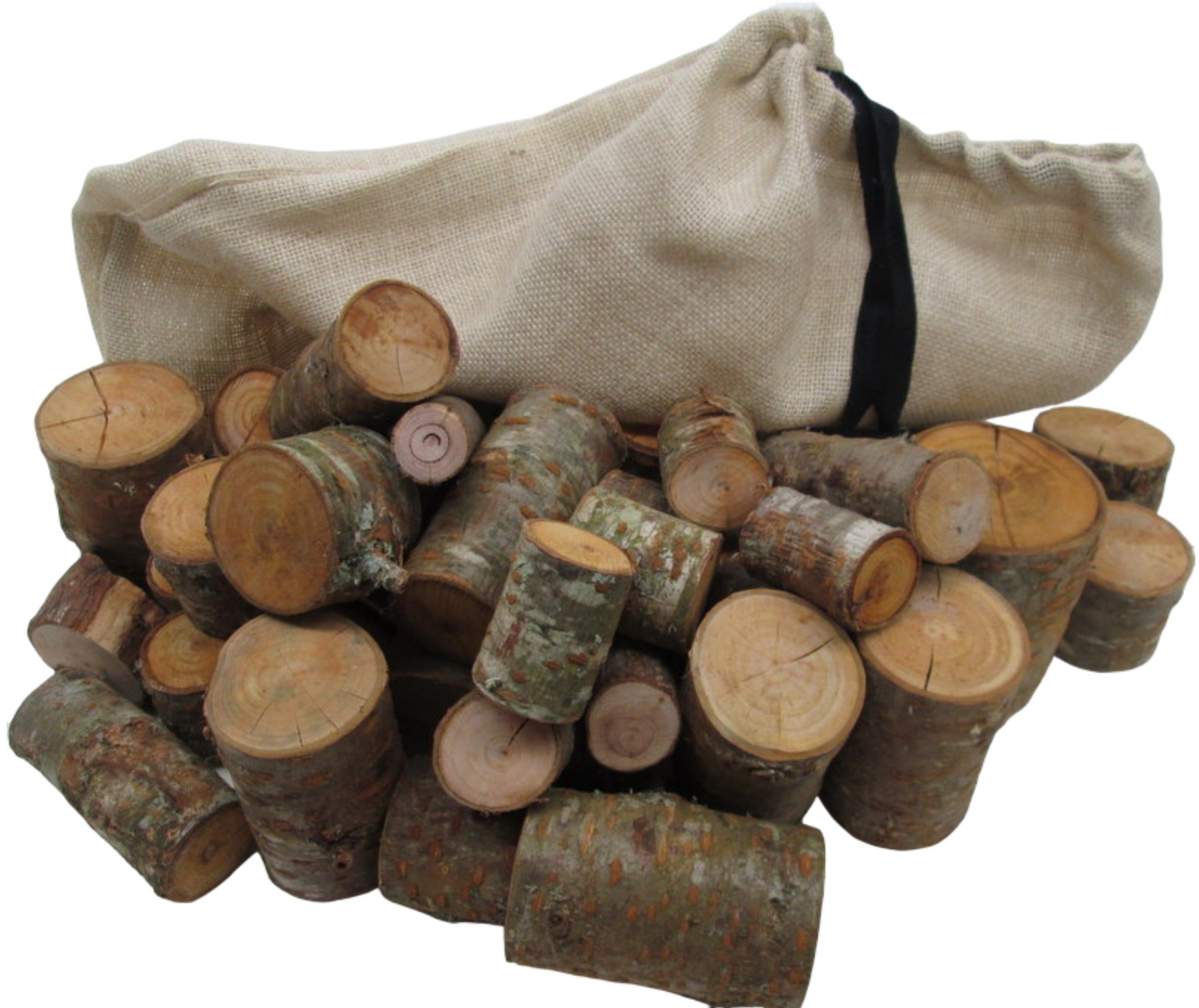Natural wood stacking blocks for heuristic play