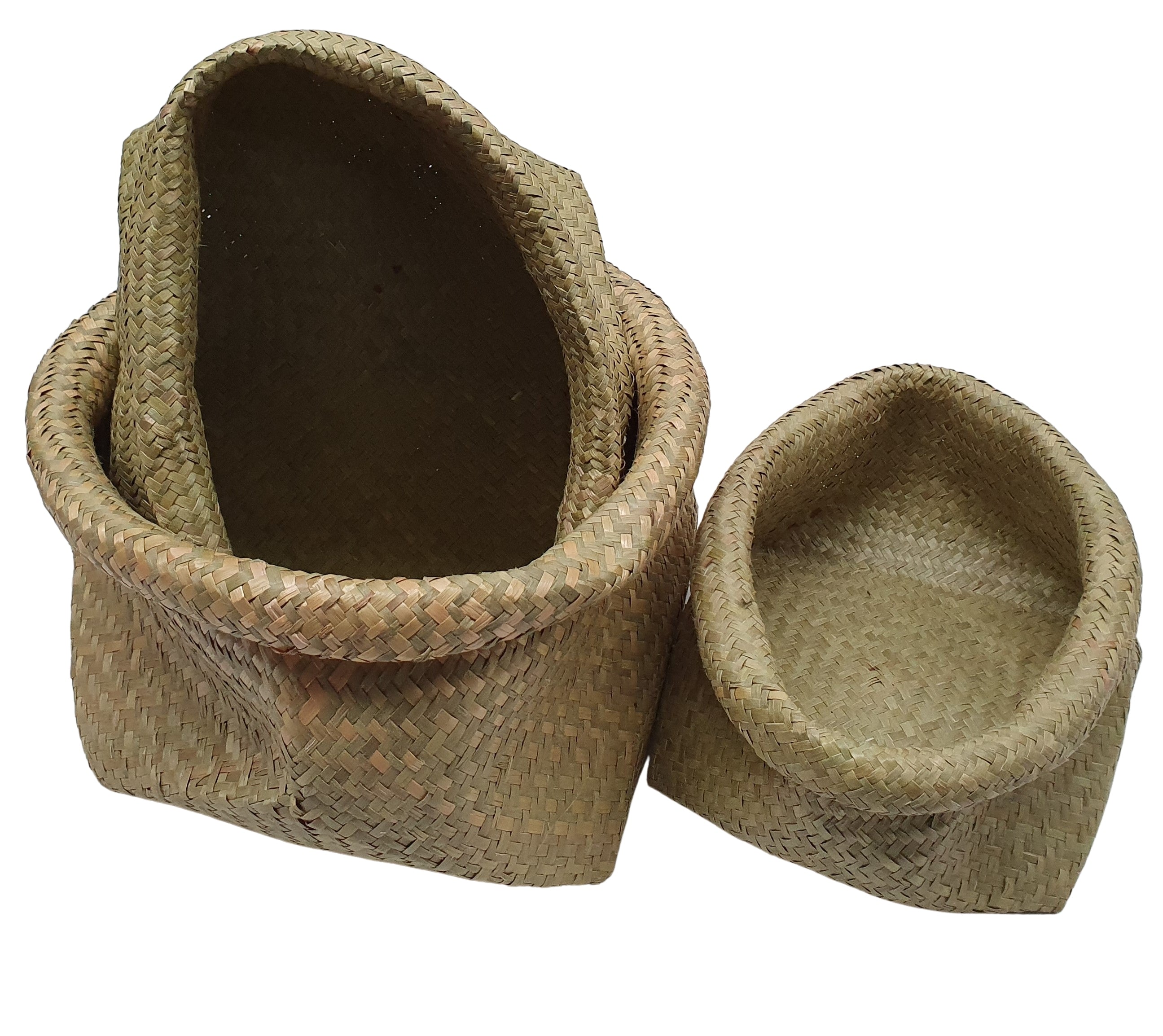 Basket Set with Roll Edges