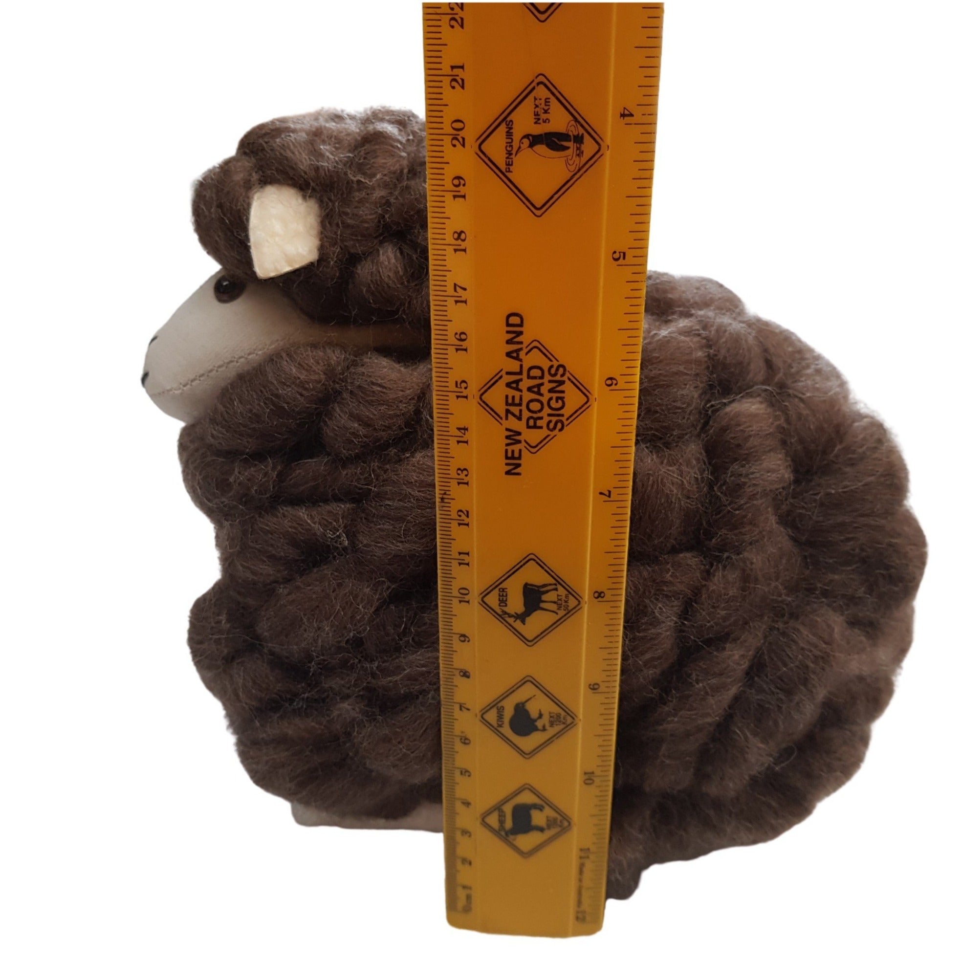 Large Loopy Wool Sheep (brown)