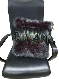 Cushion Cover Dark Ruru (Dark grey)