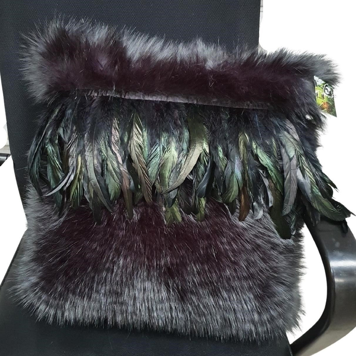 Cushion Cover Dark Ruru (Dark grey)