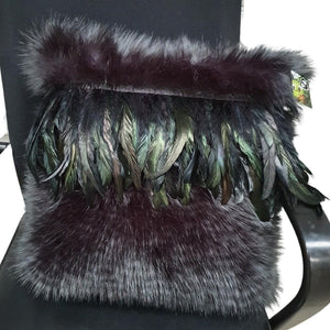Cushion Cover Dark Ruru (Dark grey)