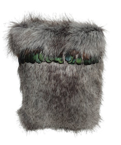 Grey Ruru Cushion Small