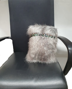 Grey Ruru Cushion Small