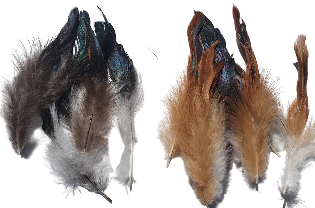 Rooster Feathers Loose, Natural (Undyed)