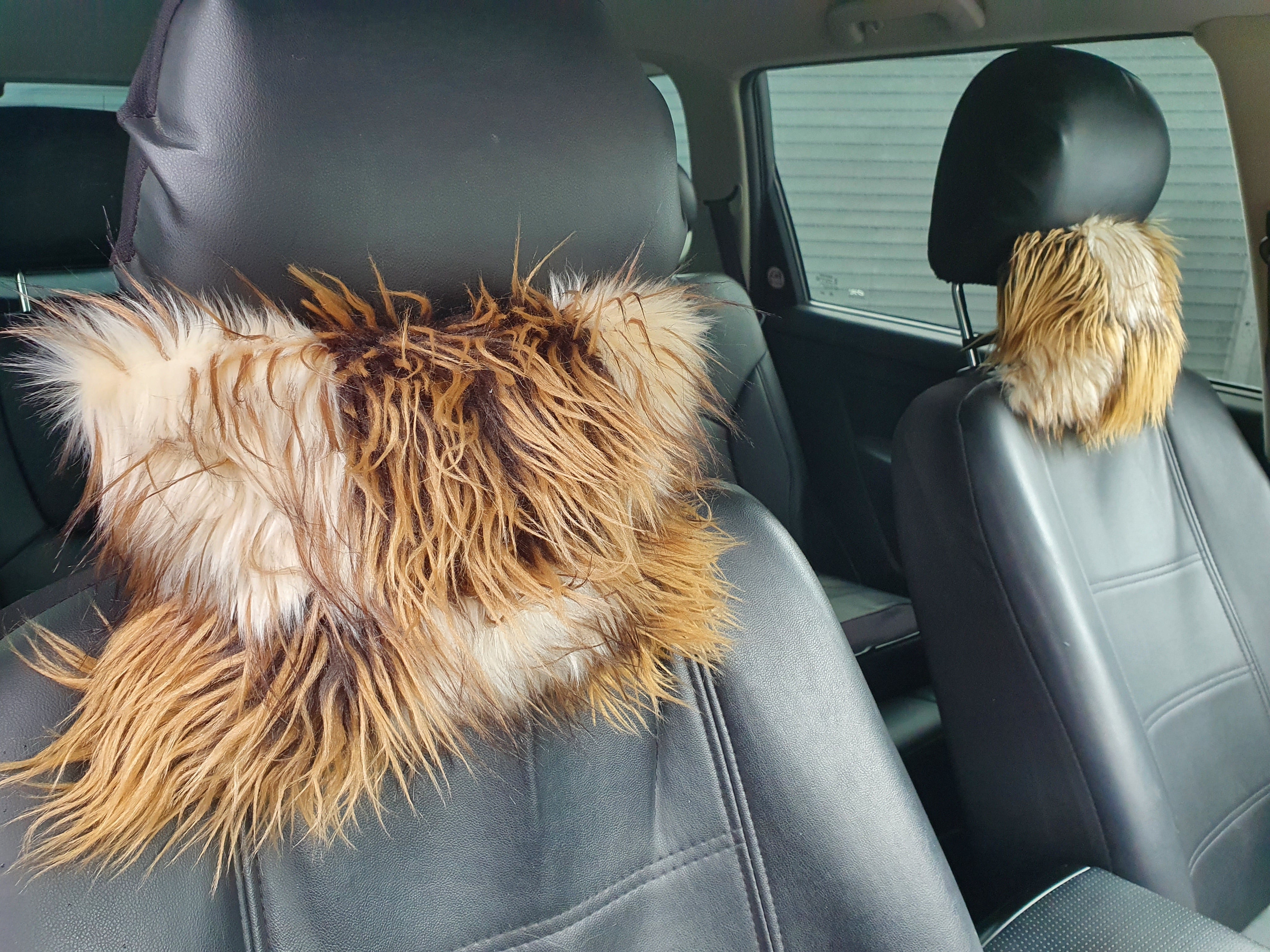 Car Headrest Fur Cushions