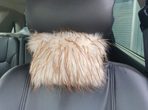 Car Headrest Fur Cushions