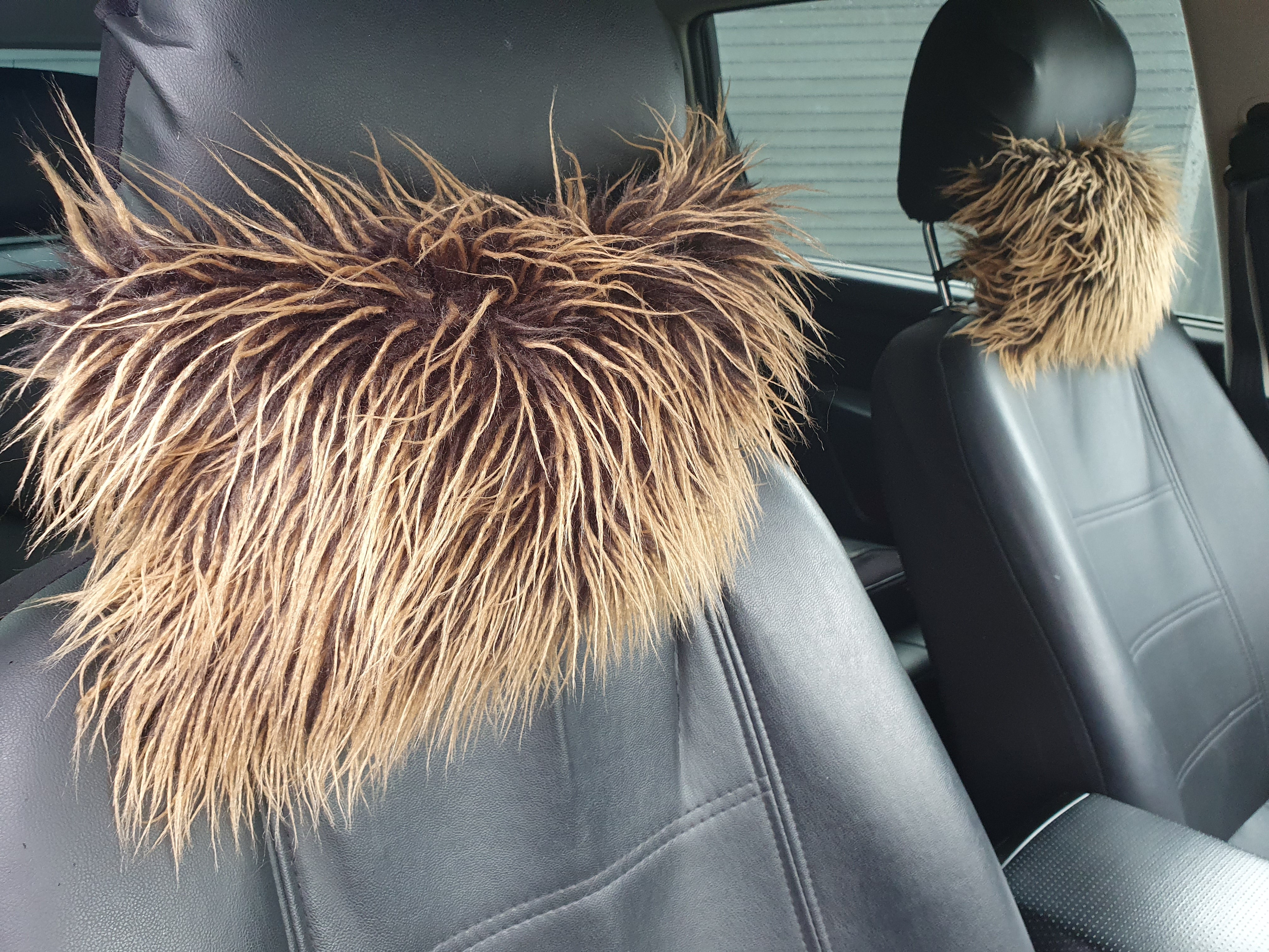 Car Headrest Fur Cushions