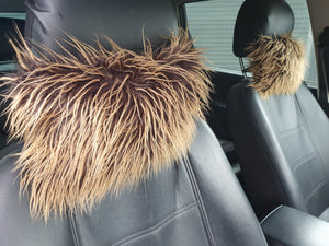 Car Headrest Fur Cushions