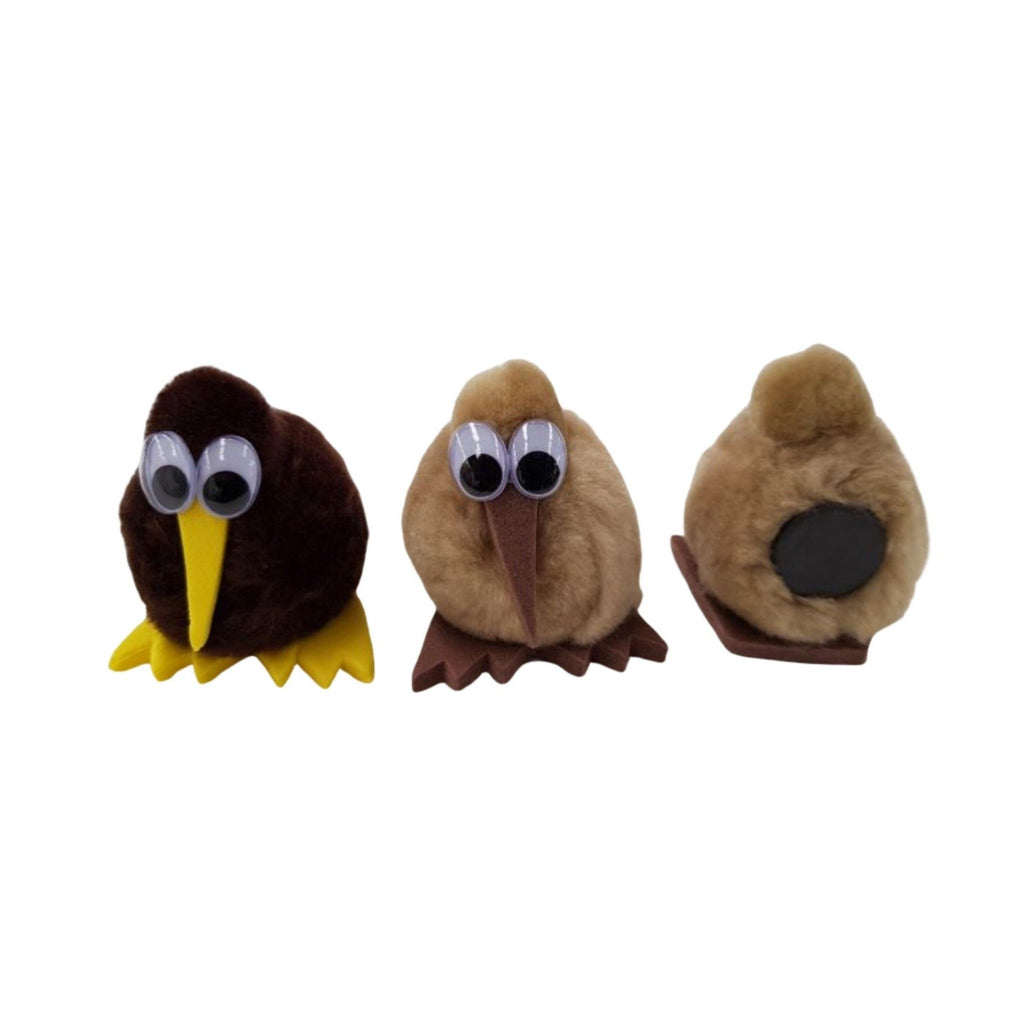Kiwi magnet fluffy