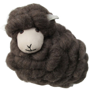 brown toy sheep wool toy