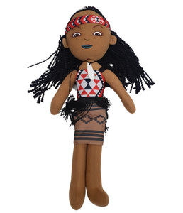 Maori Girl Doll (Kapa Haka Maori Doll)