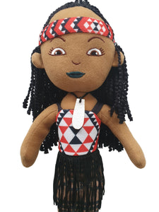 Maori Girl Doll (Kapa Haka Maori Doll)