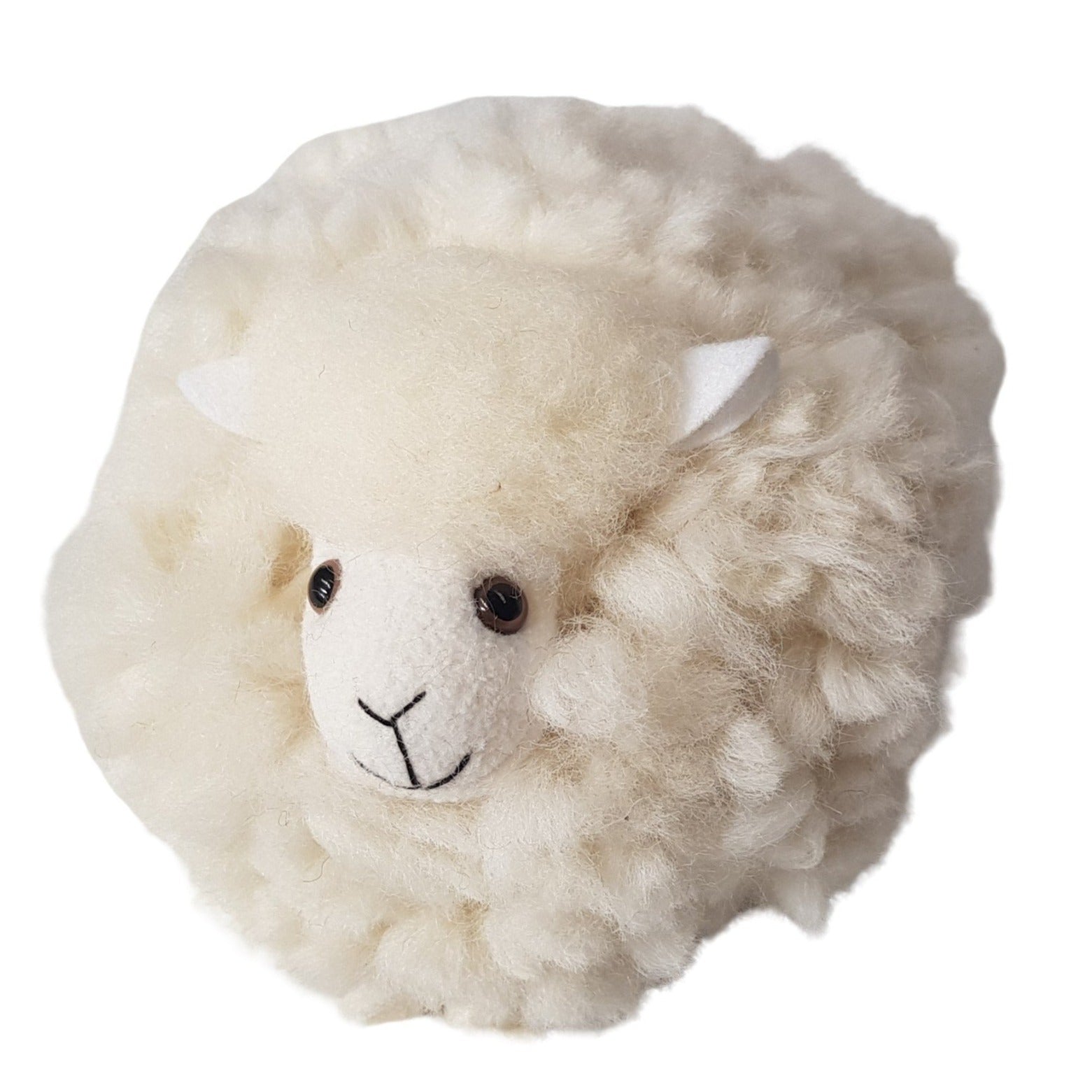 Pure wool toy sheep made in New Zealand
