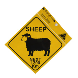 Sheep Roadsign Sticker