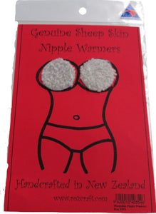 Nipple warmers made from Sheeps wool