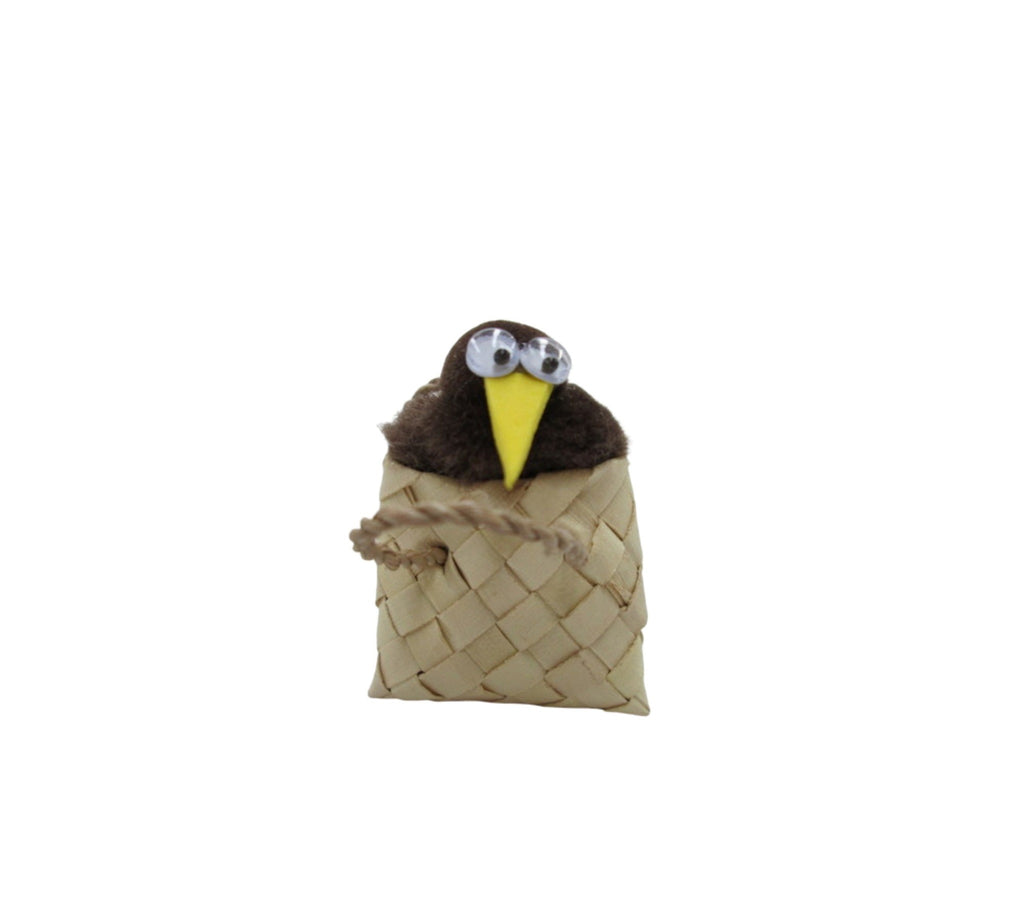 Kiwi magnet in kete basket