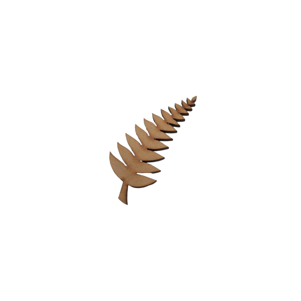 new zealand fern shape wooden